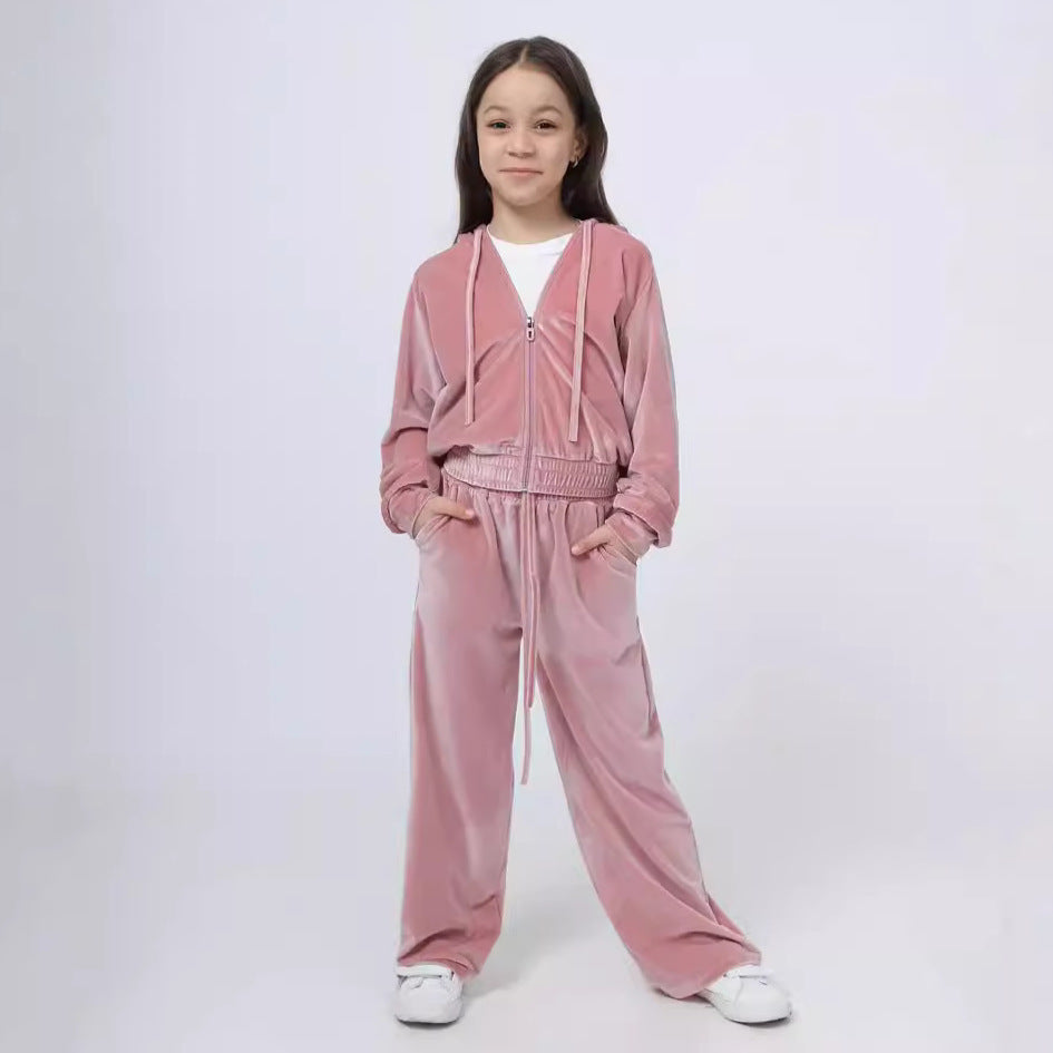 LS | Girls Casual Lounge Set Lion Style