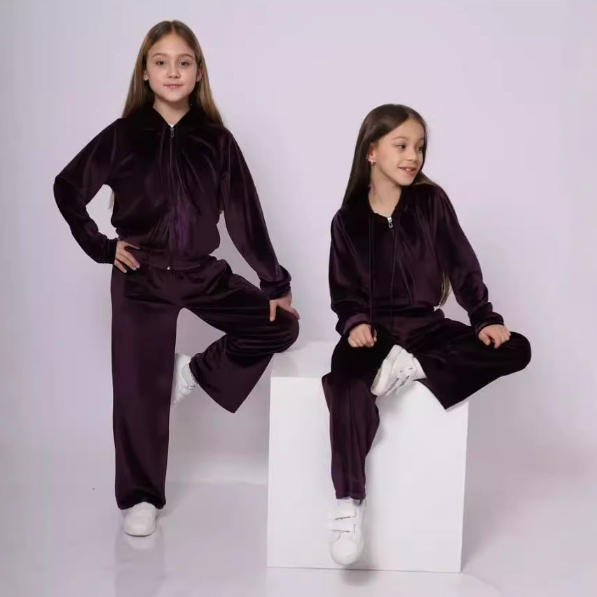 LS | Girls Casual Lounge Set Lion Style