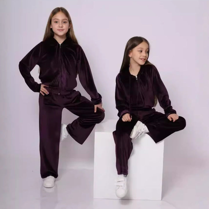 LS | Girls Casual Lounge Set Lion Style