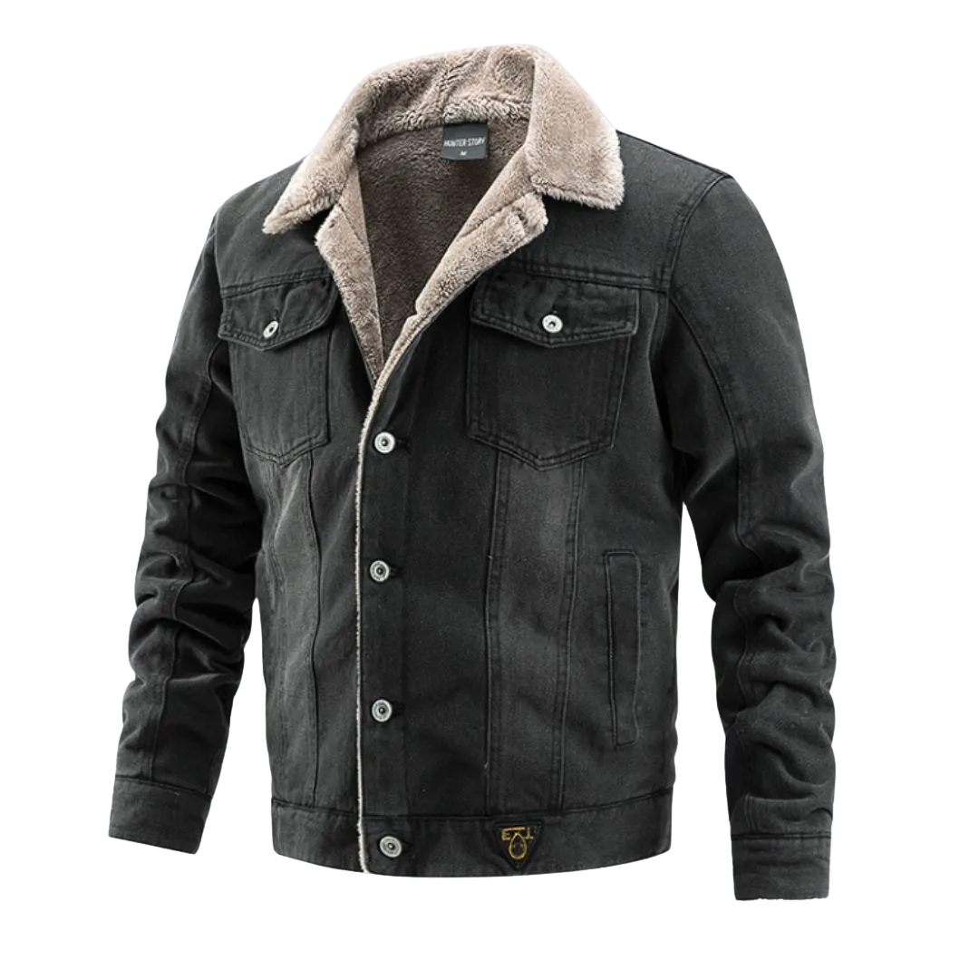 LS | Jim Sherpa-Lined Denim Jacket