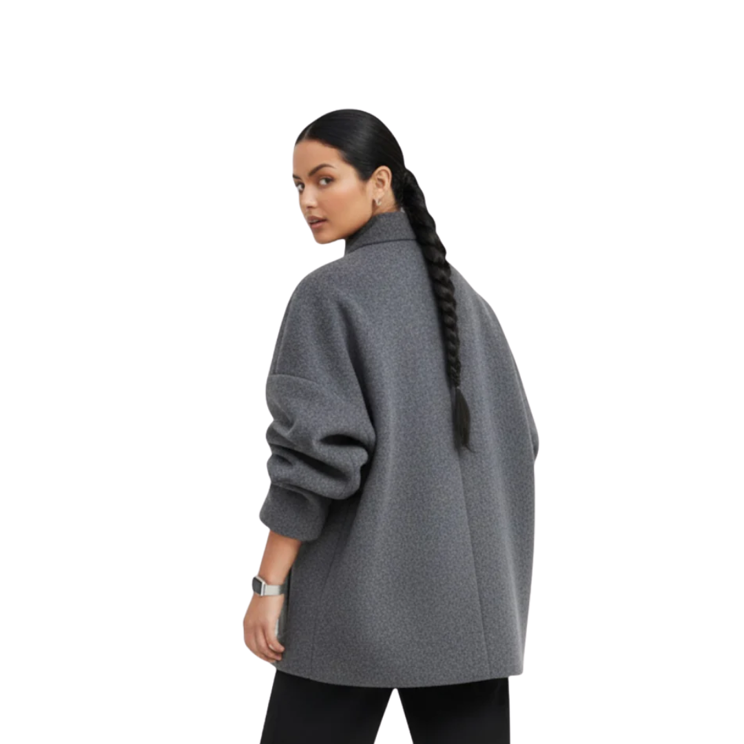 LS | Kylie High Collar Coat
