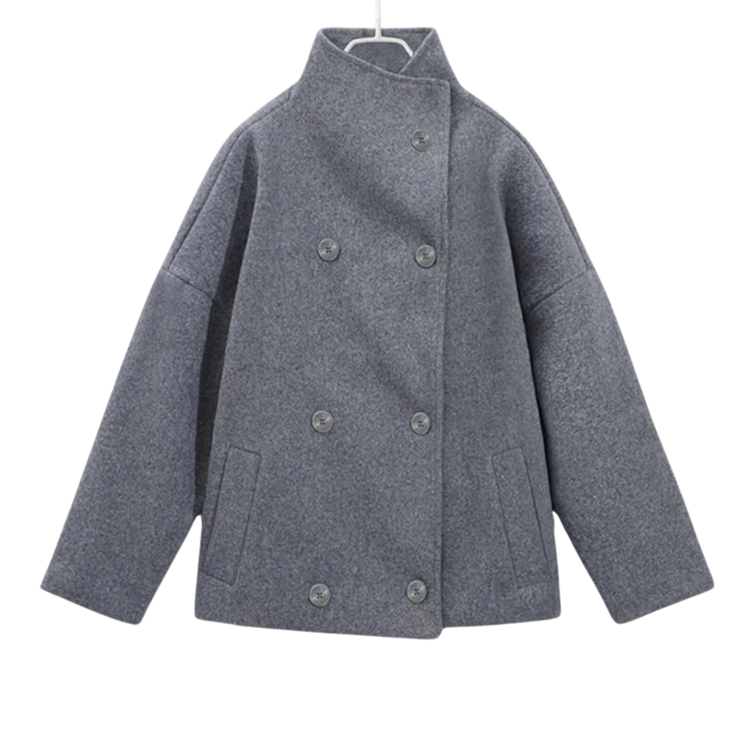 LS | Kylie High Collar Coat