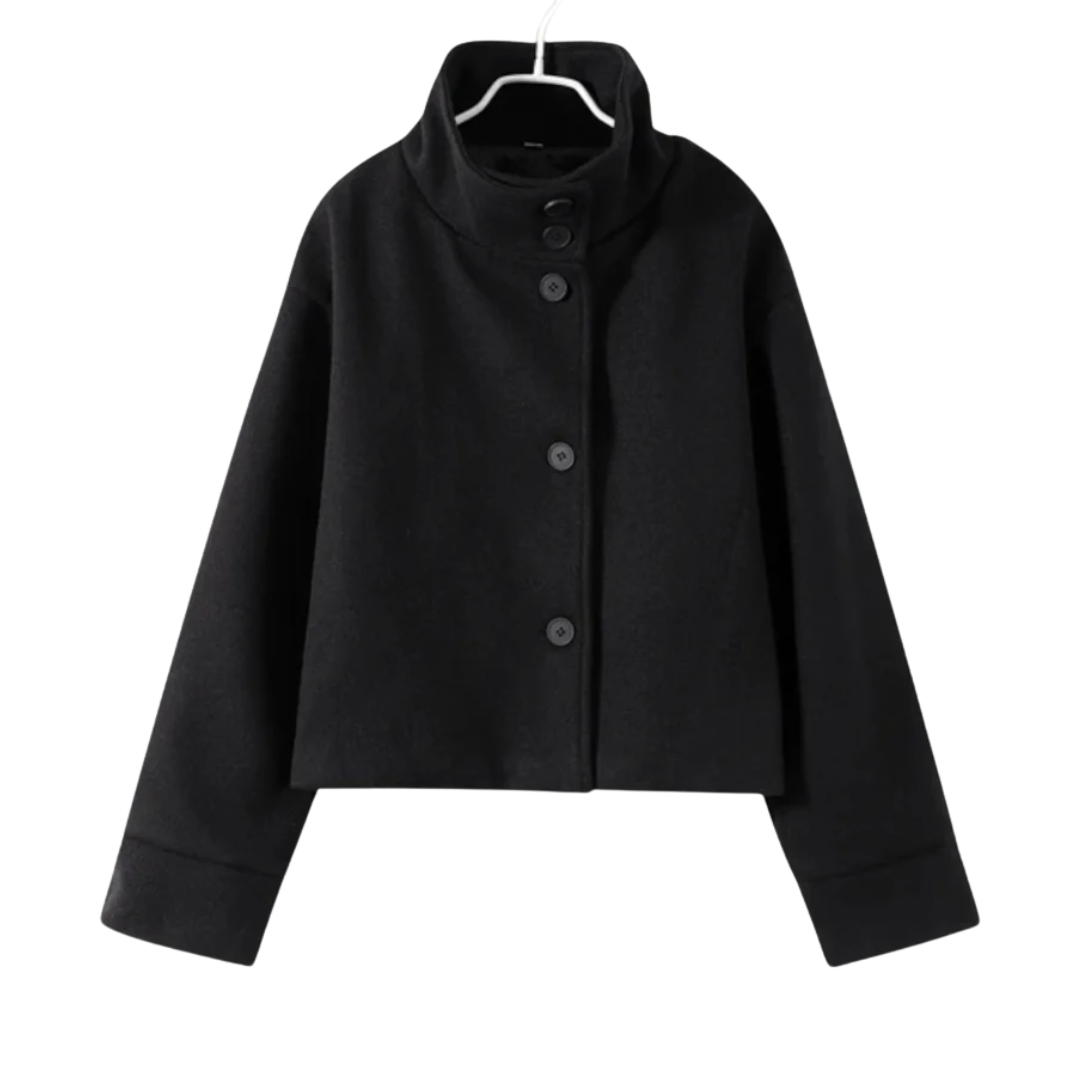 LS | Kylie High Collar Coat