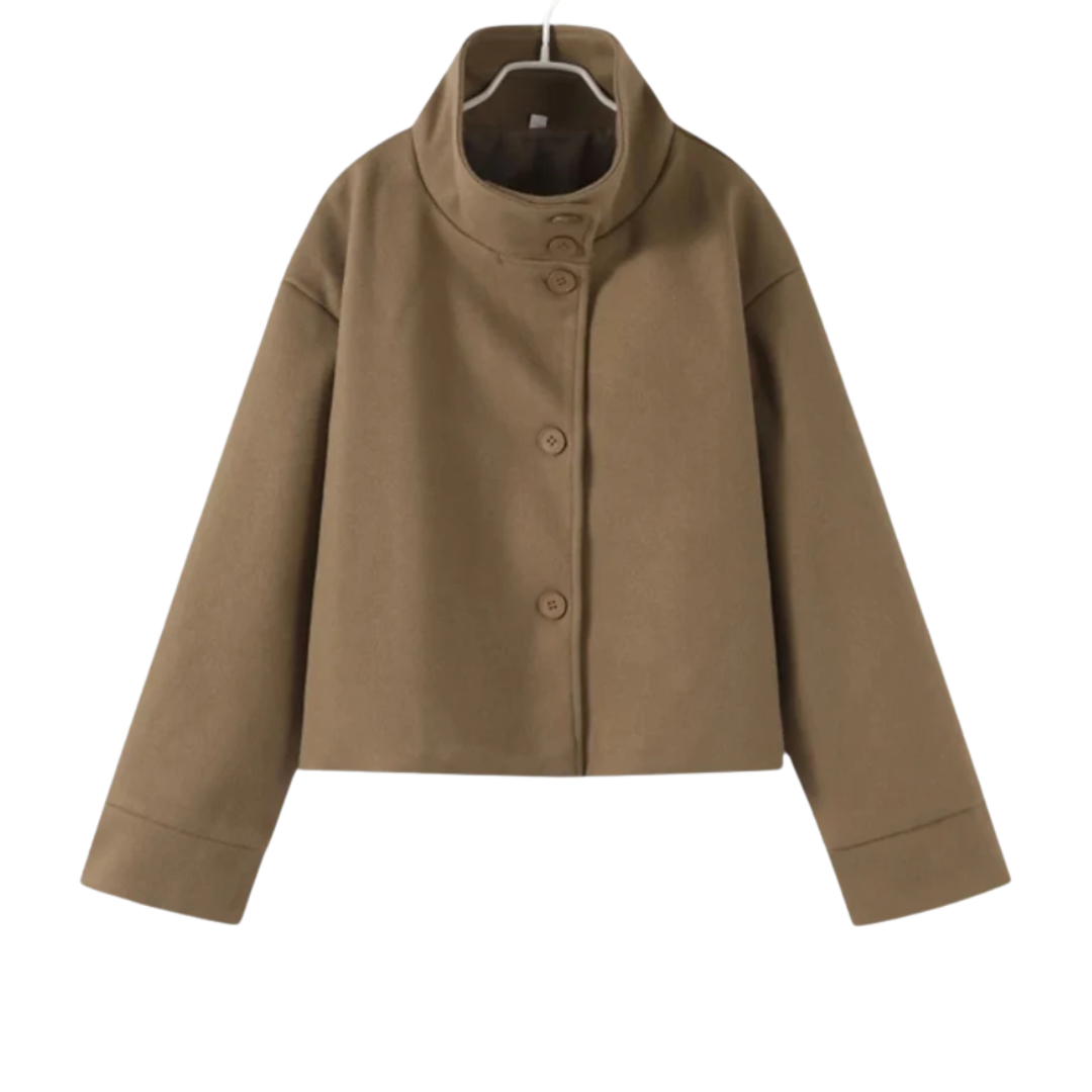 LS | Kylie High Collar Coat