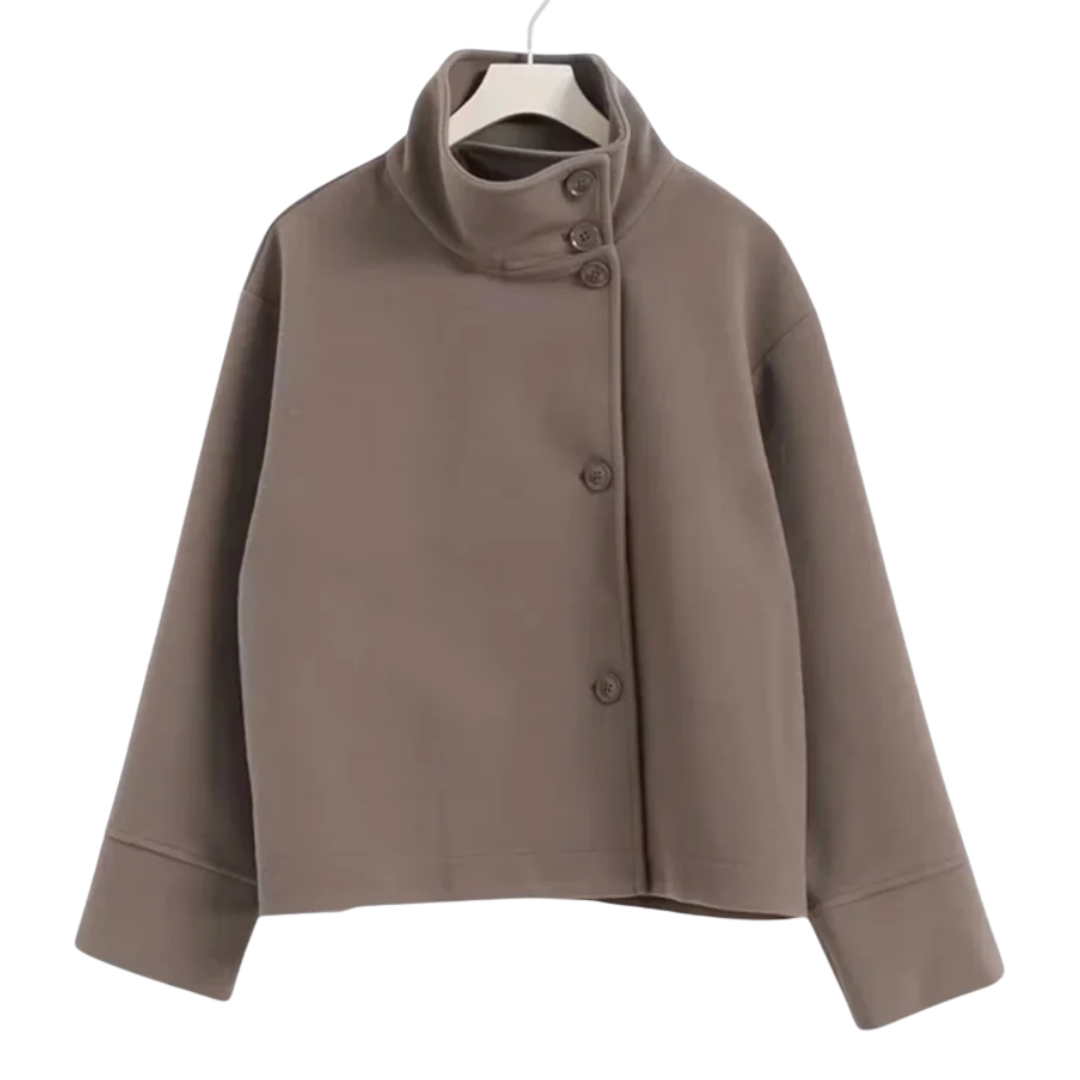 LS | Kylie High Collar Coat