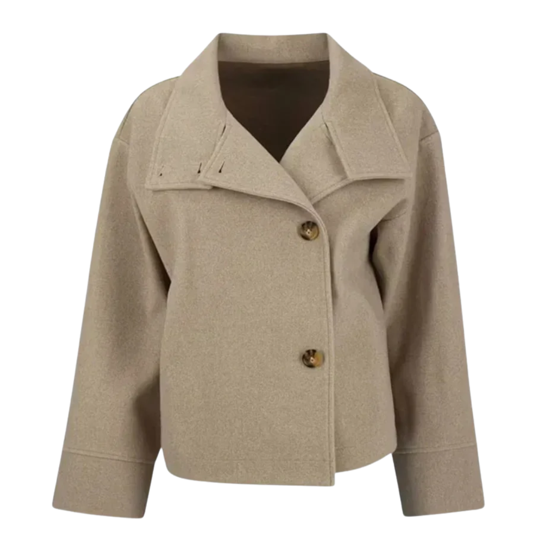 LS | Kylie High Collar Coat