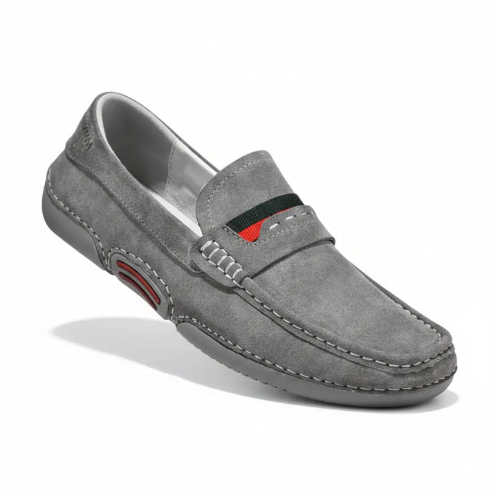 LS | Lorenzo Suede Loafers Lion Style