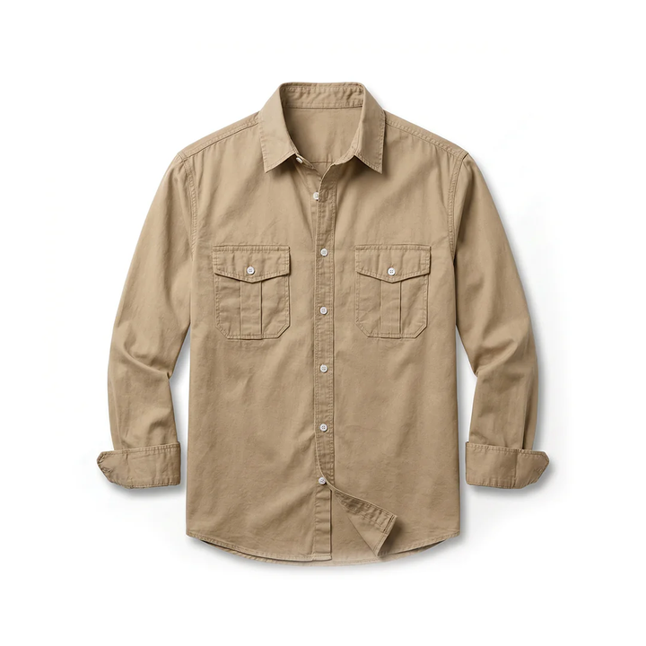 LS | Men Dual Pocket Long Sleeves Lion Style