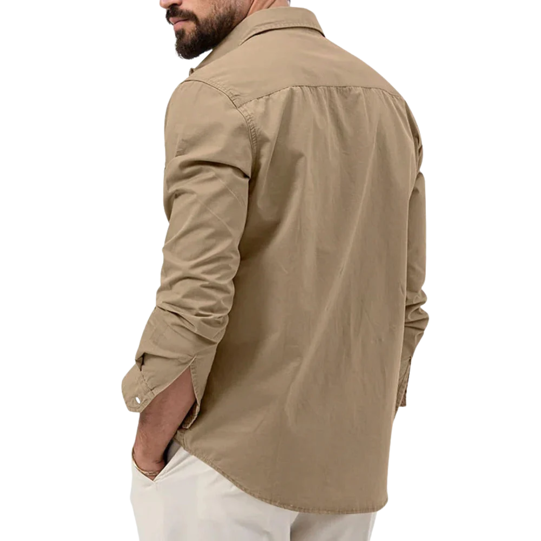 LS | Men Dual Pocket Long Sleeves Lion Style
