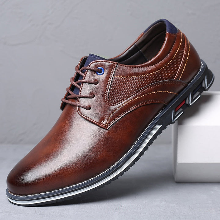 LS | Men Orthopedic Leather Oxford Shoes