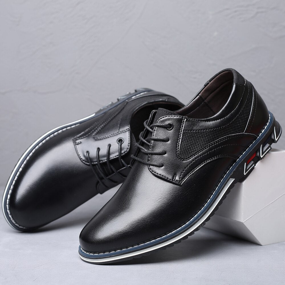 LS | Men Orthopedic Leather Oxford Shoes