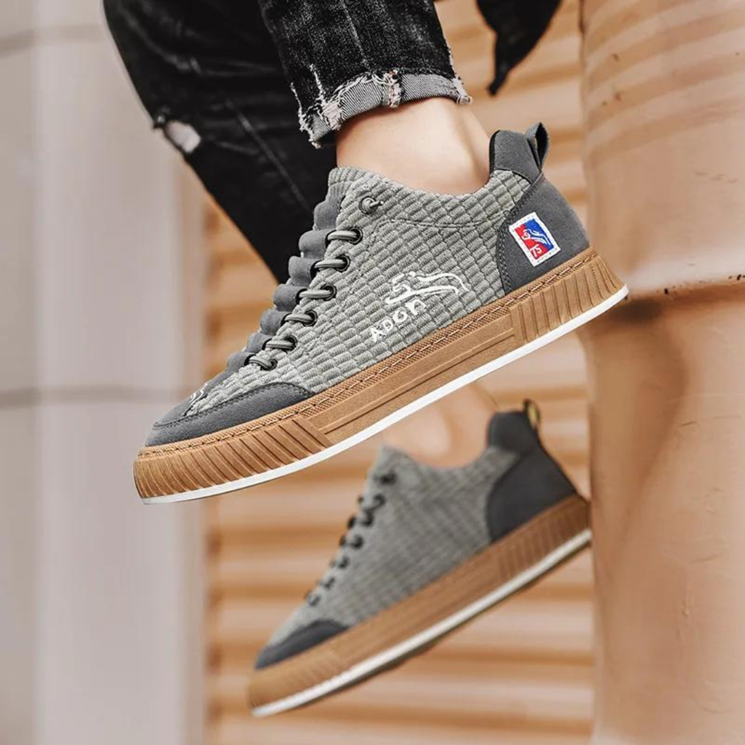 LS | Men Textured Casual Sneakers