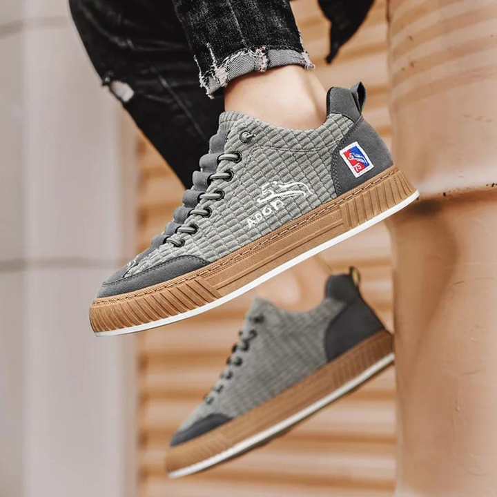 LS | Men Textured Casual Sneakers