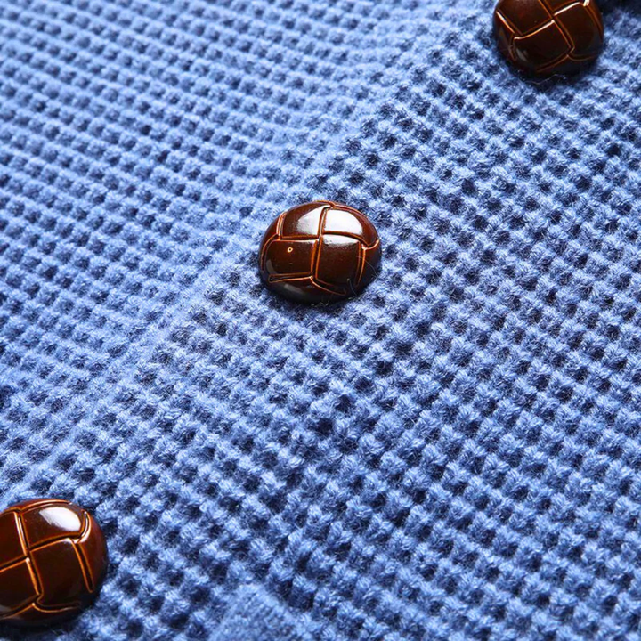 LS | Men’s Ribbed Hem Vintage Cardigan Sweater