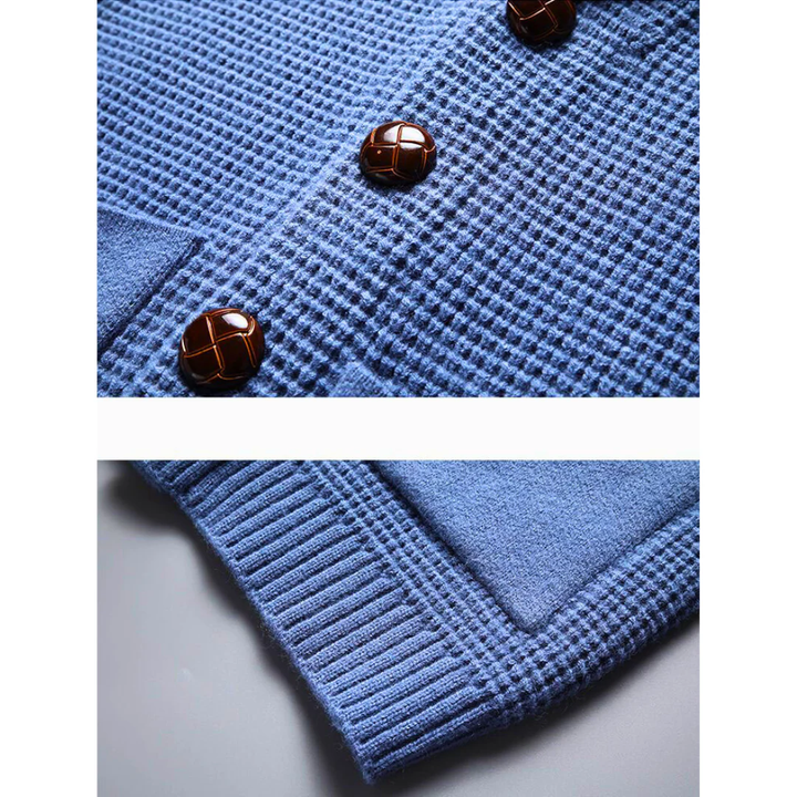 LS | Men’s Ribbed Hem Vintage Cardigan Sweater