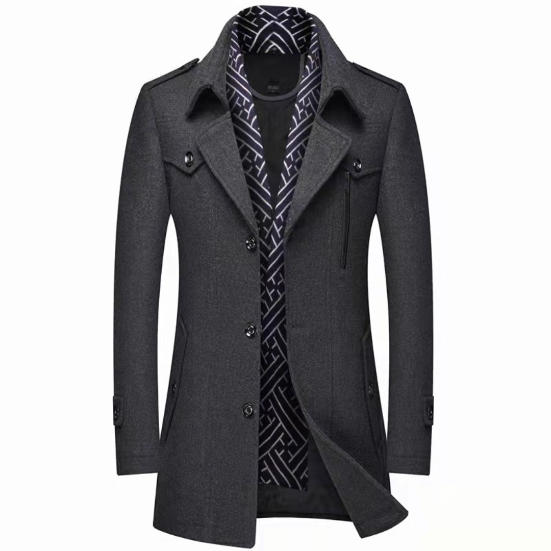LS | Men’s Tailored Long Wool Coat