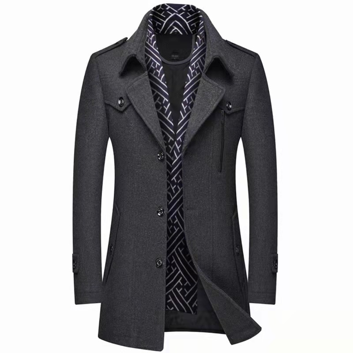 LS | Men’s Tailored Long Wool Coat