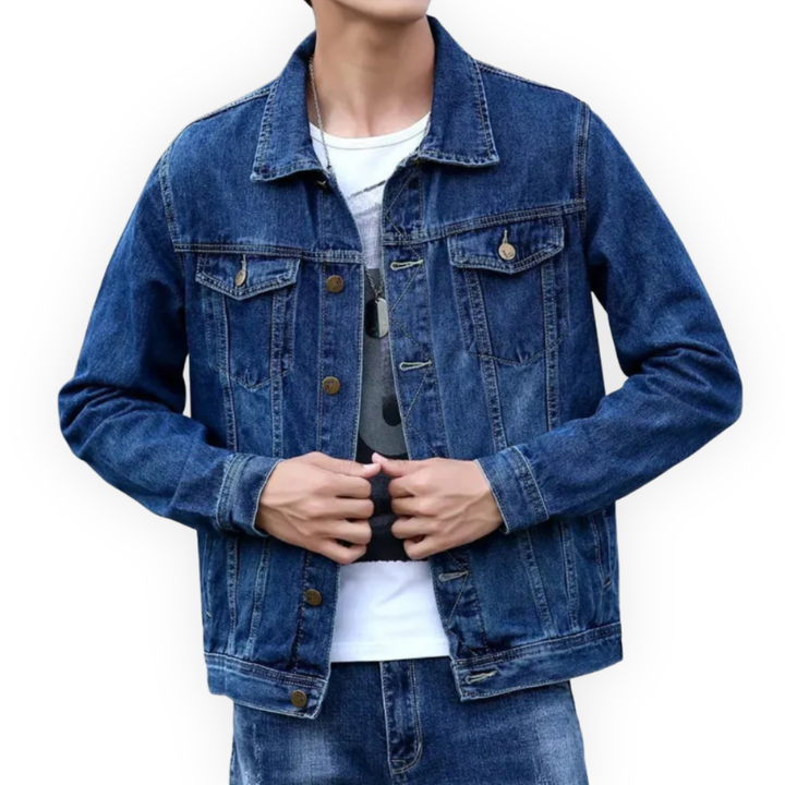 LS | Norman Classic Denim Jacket Lion Style