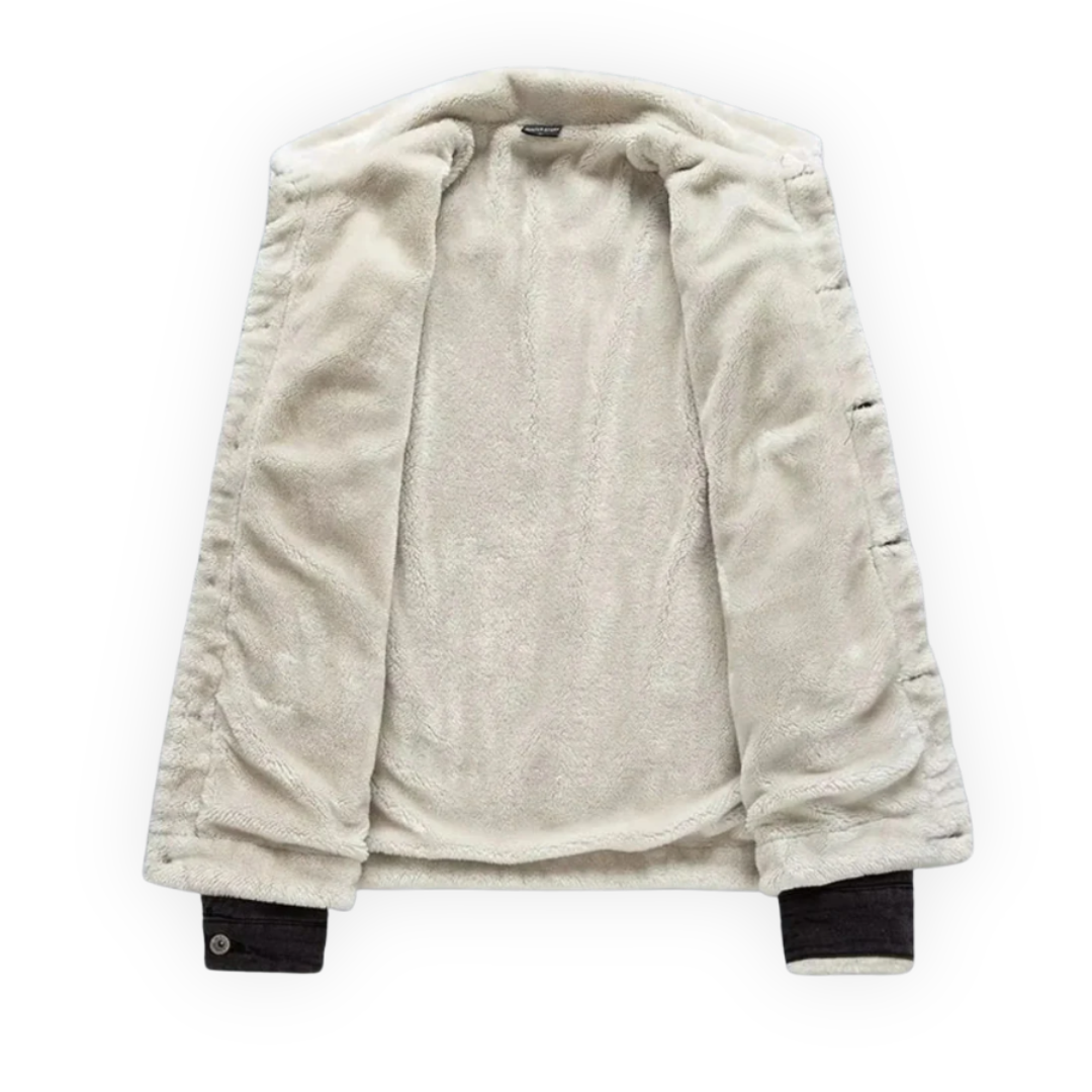 LS | Scott Fleece-Lined Denim Jacket Lion Style