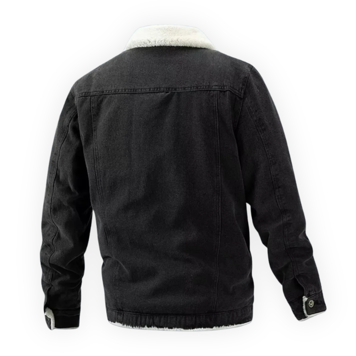 LS | Scott Fleece-Lined Denim Jacket Lion Style