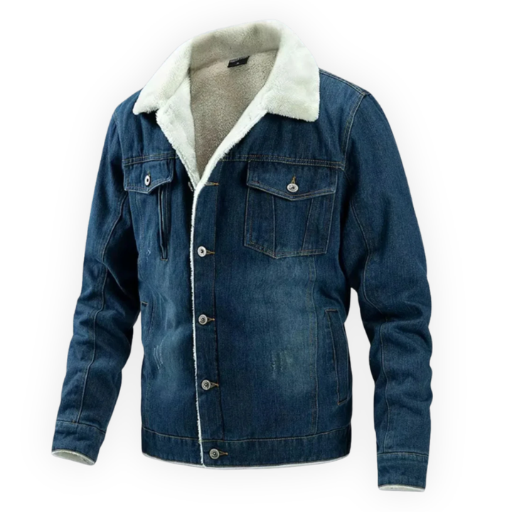 LS | Scott Fleece-Lined Denim Jacket Lion Style