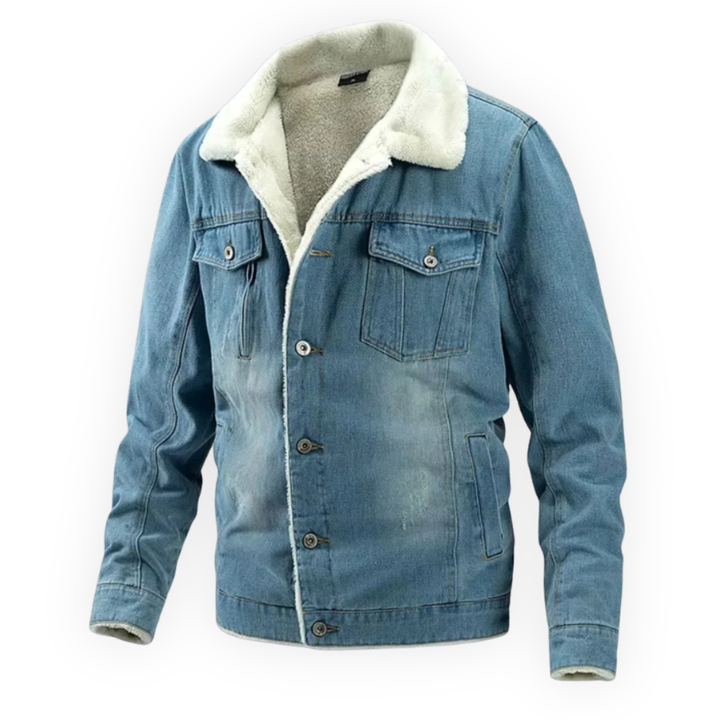 LS | Scott Fleece-Lined Denim Jacket Lion Style