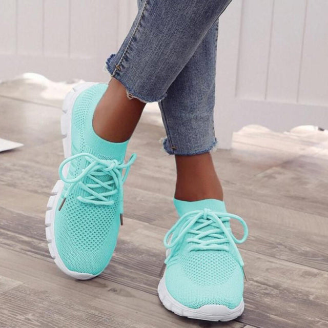 LS | Women Air Flow Knit Orthopedic Sneakers Lion Style