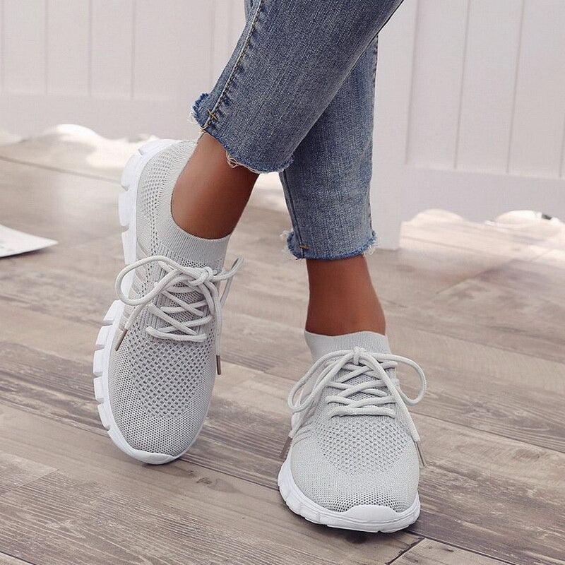 LS | Women Air Flow Knit Orthopedic Sneakers Lion Style