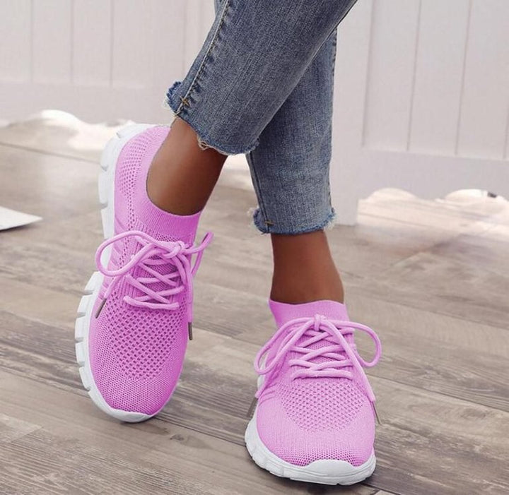 LS | Women Air Flow Knit Orthopedic Sneakers Lion Style