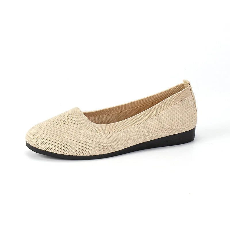 LS | Women Airy Knit Orthopedic Flats Lion Style