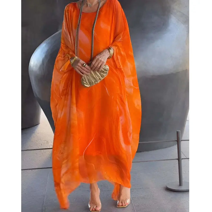 LS | Women Airy Maxi Dress Lion Style