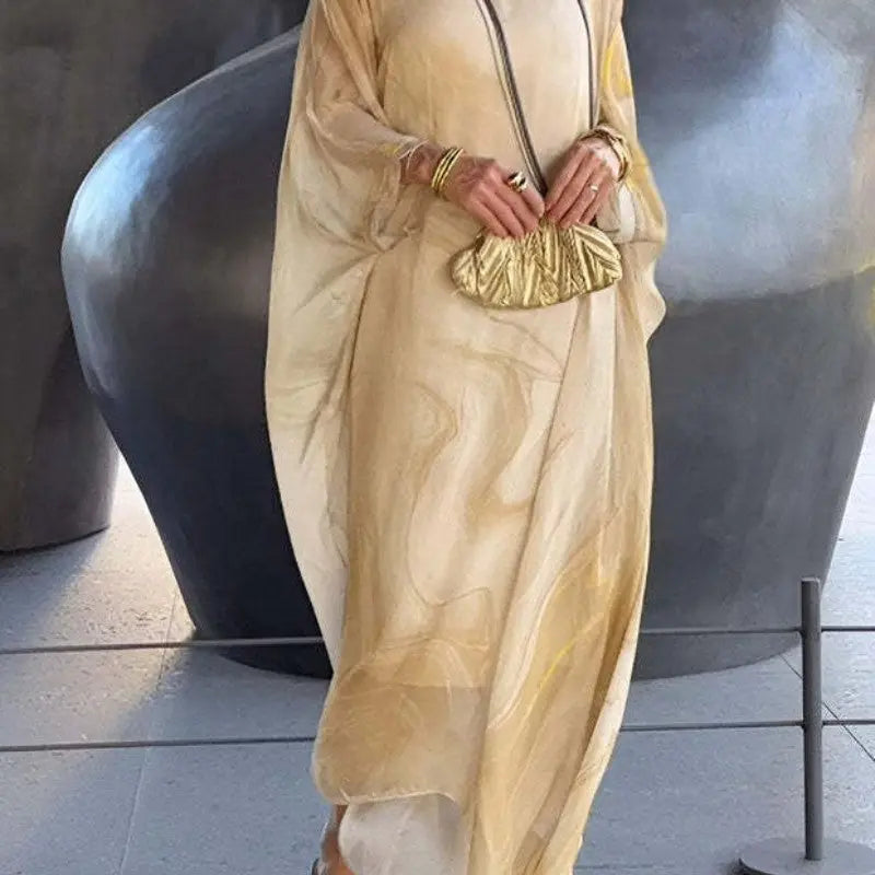LS | Women Airy Maxi Dress Lion Style