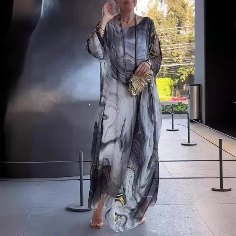 LS | Women Airy Maxi Dress Lion Style