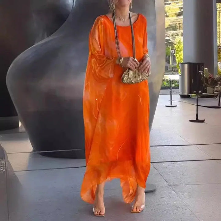 LS | Women Airy Maxi Dress Lion Style