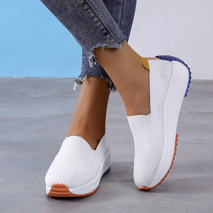 LS | Women Airy Mesh Slip On Shoes Lion Style