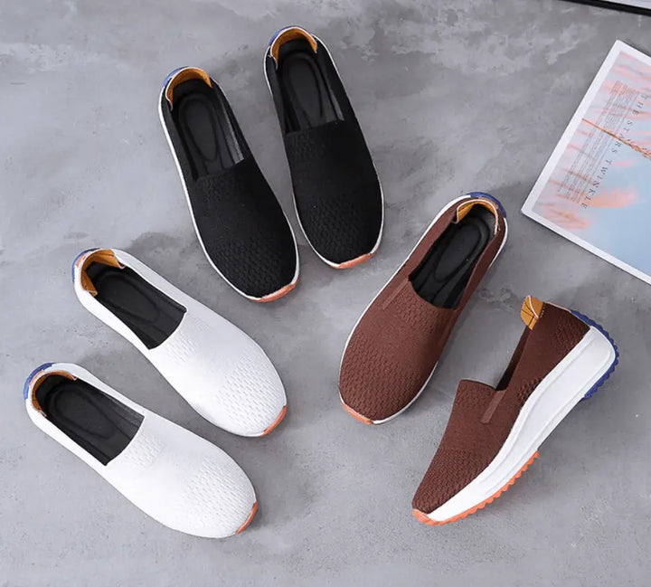 LS | Women Airy Mesh Slip On Shoes Lion Style