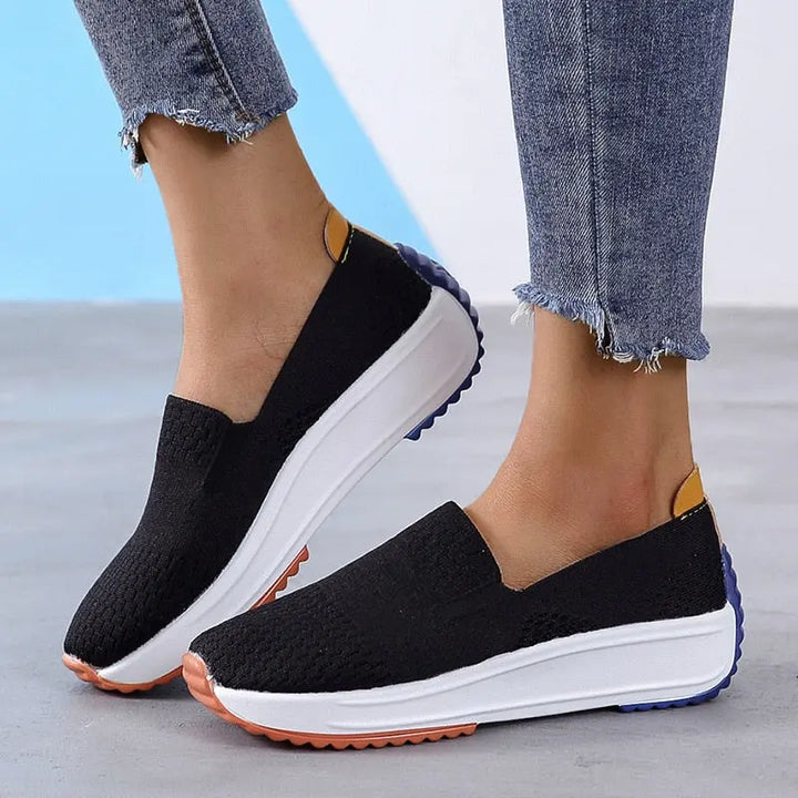 LS | Women Airy Mesh Slip On Shoes Lion Style