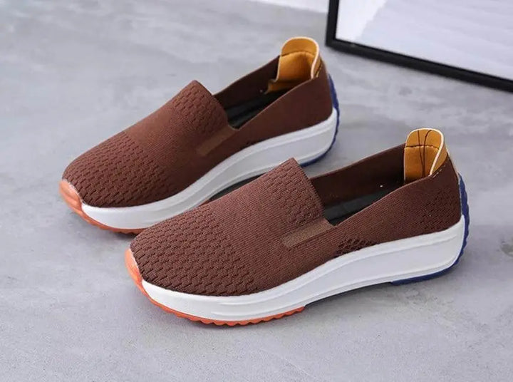 LS | Women Airy Mesh Slip On Shoes Lion Style