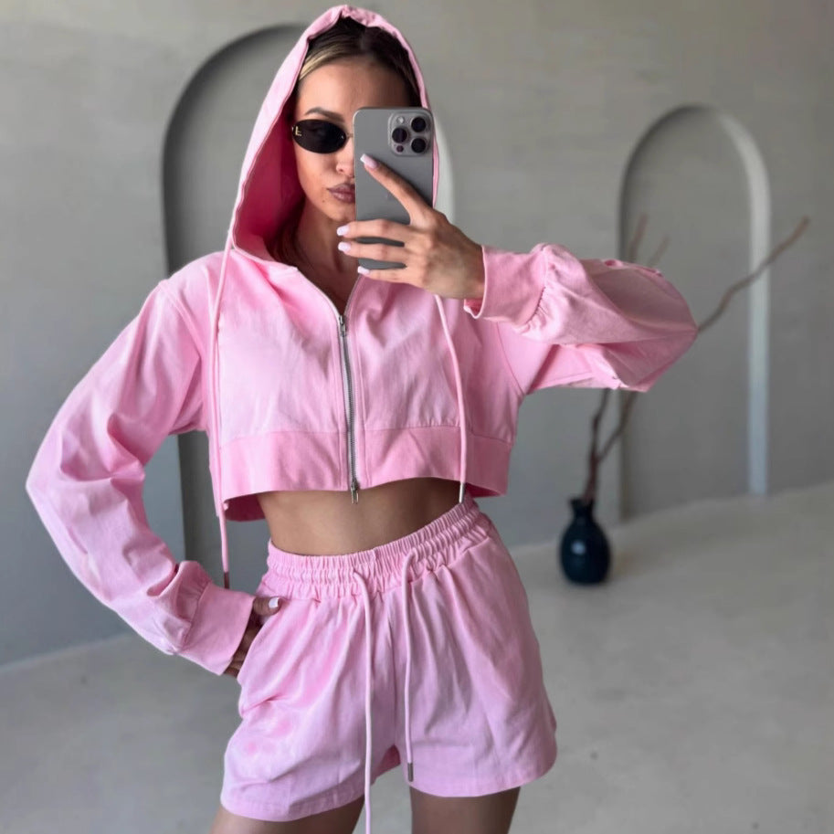 LS | Women Athleisure Hoodie Set Lion Style