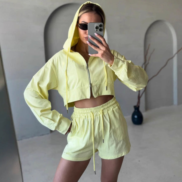 LS | Women Athleisure Hoodie Set Lion Style