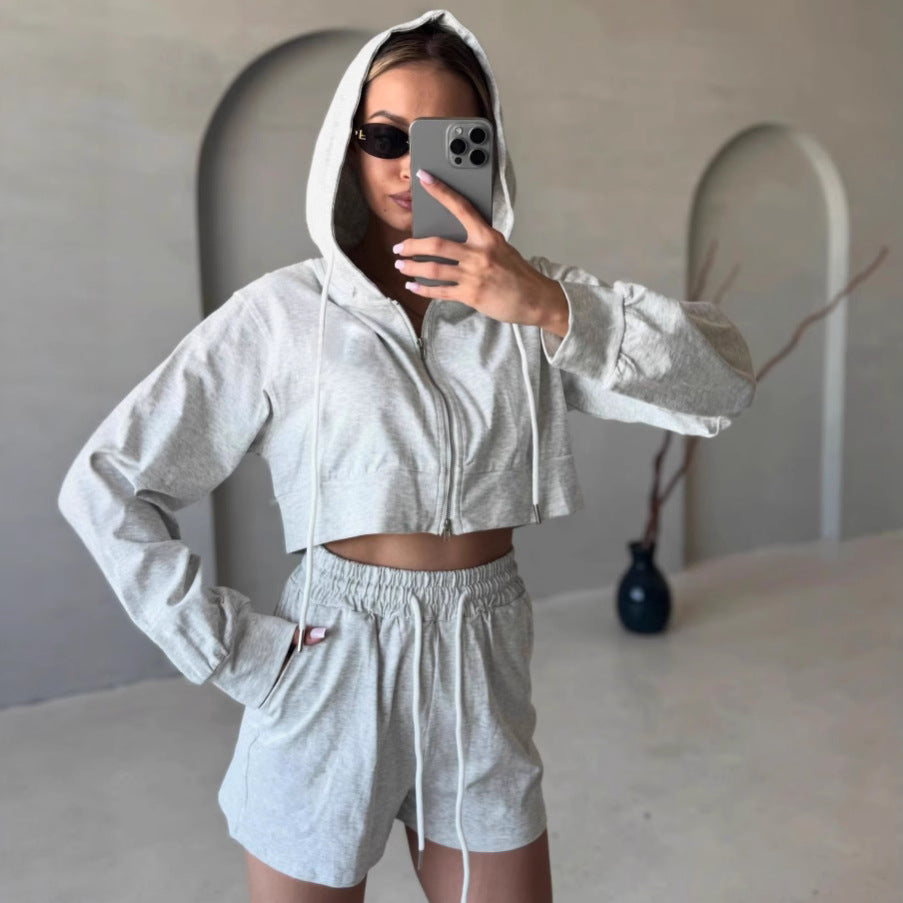 LS | Women Athleisure Hoodie Set Lion Style