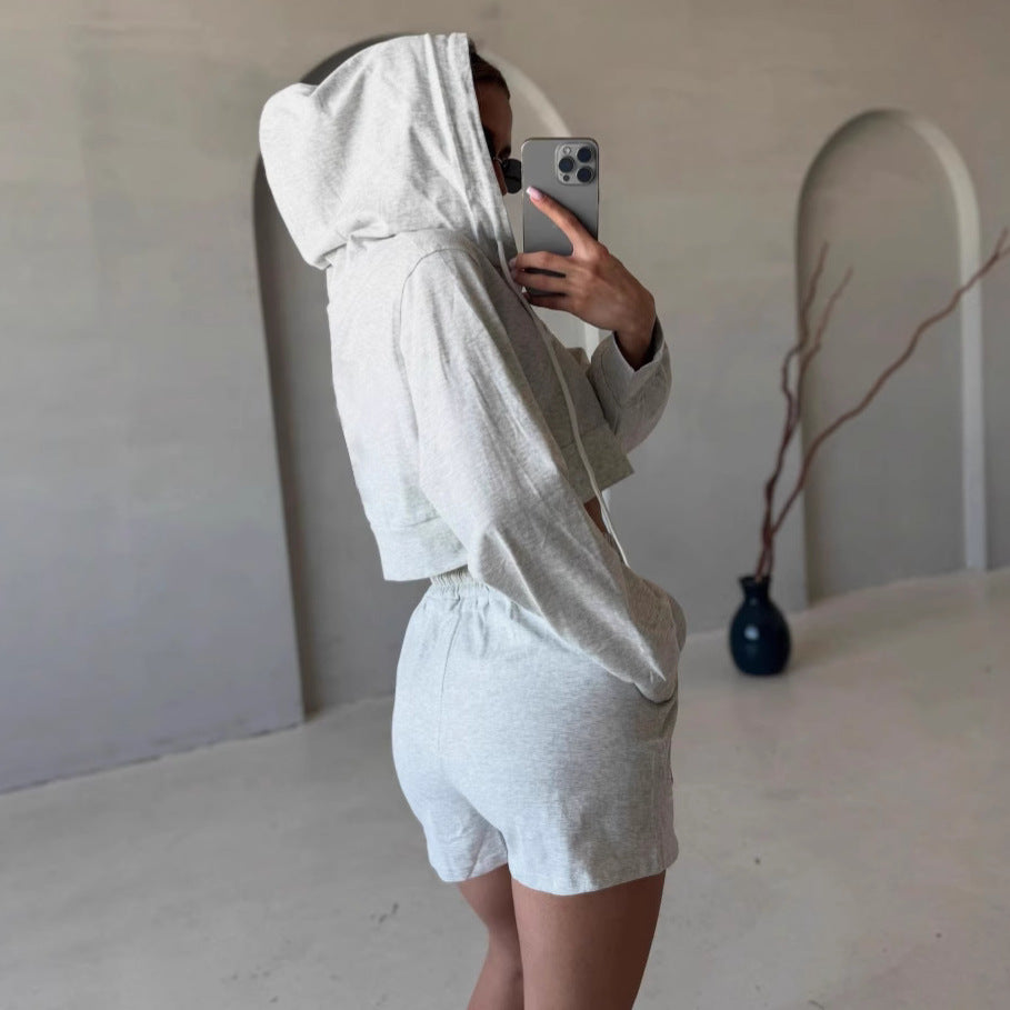 LS | Women Athleisure Hoodie Set Lion Style