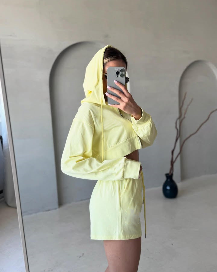 LS | Women Athleisure Hoodie Set Lion Style