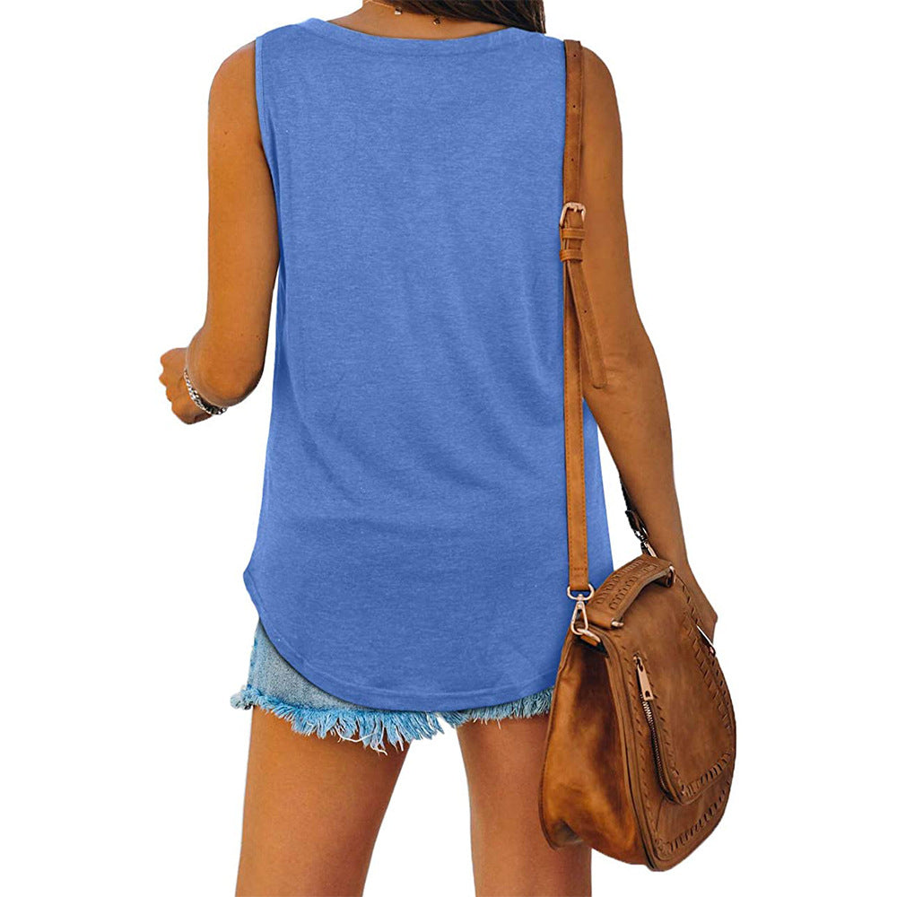 LS | Women Basic Casual Tank Top Lion Style