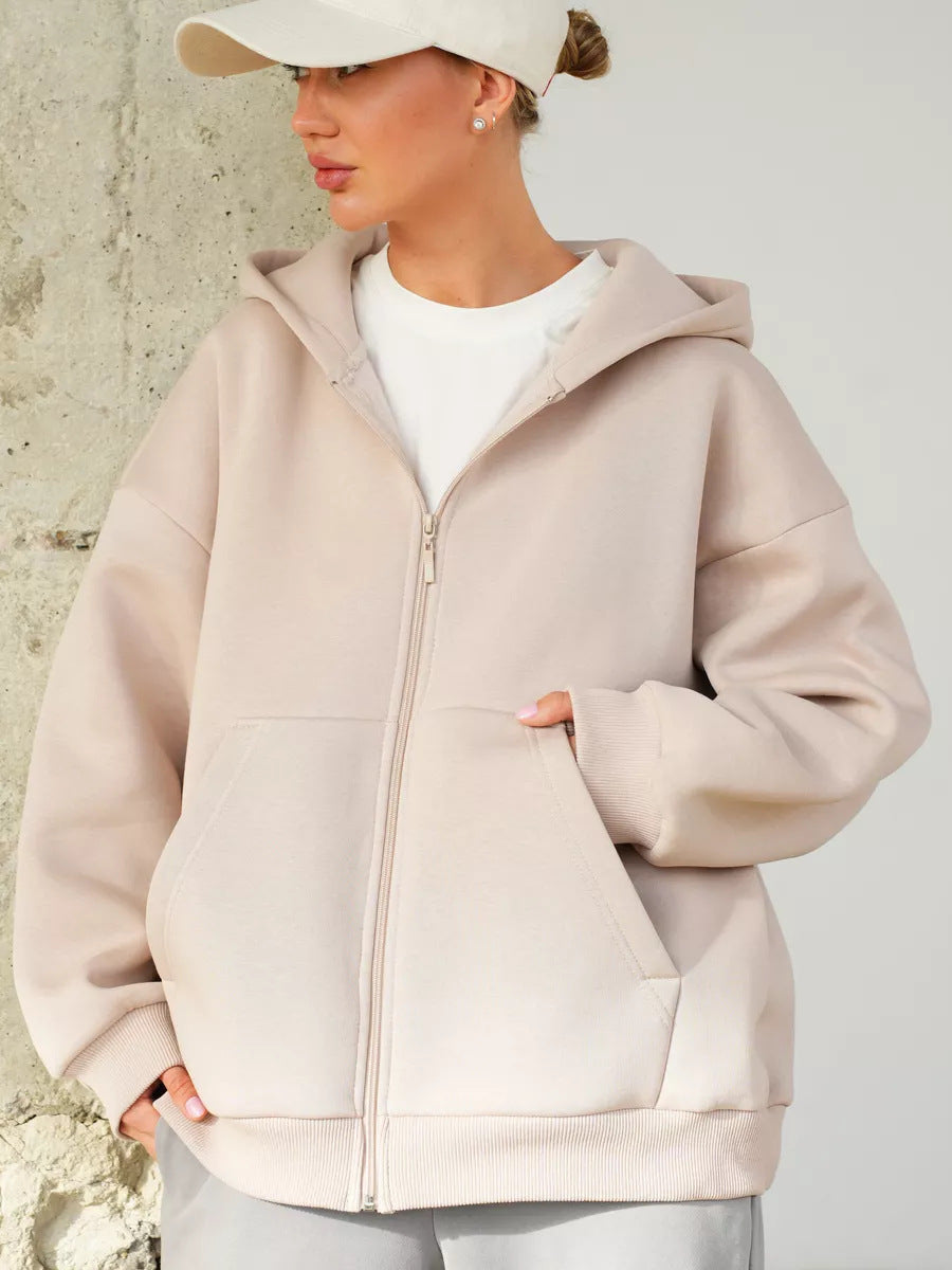 LS | Women Basic Oversized Hoodie Lion Style