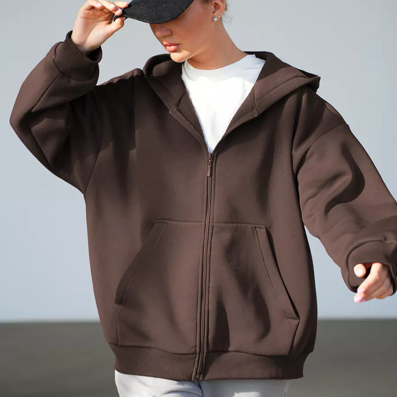 LS | Women Basic Oversized Hoodie Lion Style