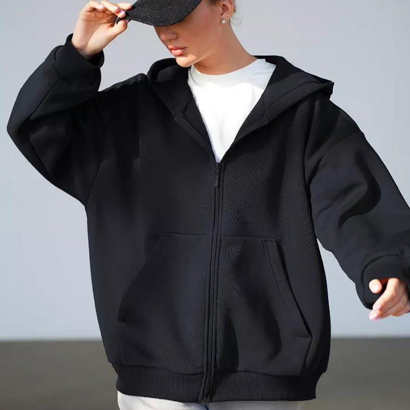 LS | Women Basic Oversized Hoodie Lion Style