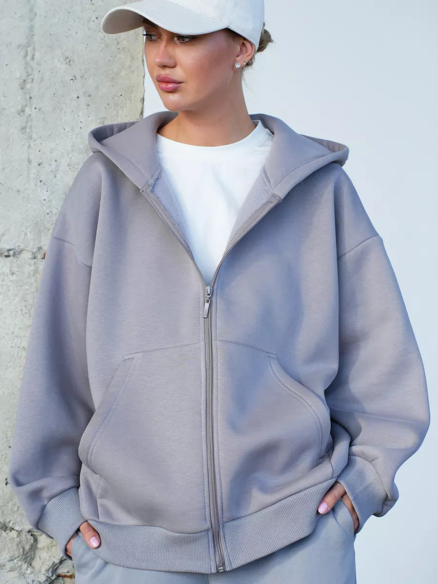 LS | Women Basic Oversized Hoodie Lion Style