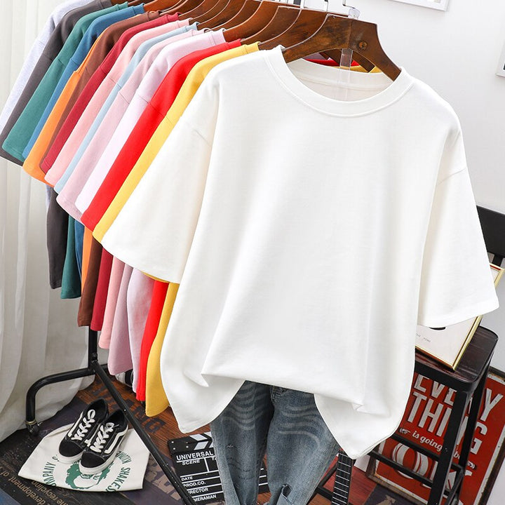LS | Women Basic Oversized T-Shirt Lion Style