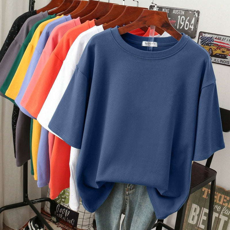 LS | Women Basic Oversized T-Shirt Lion Style